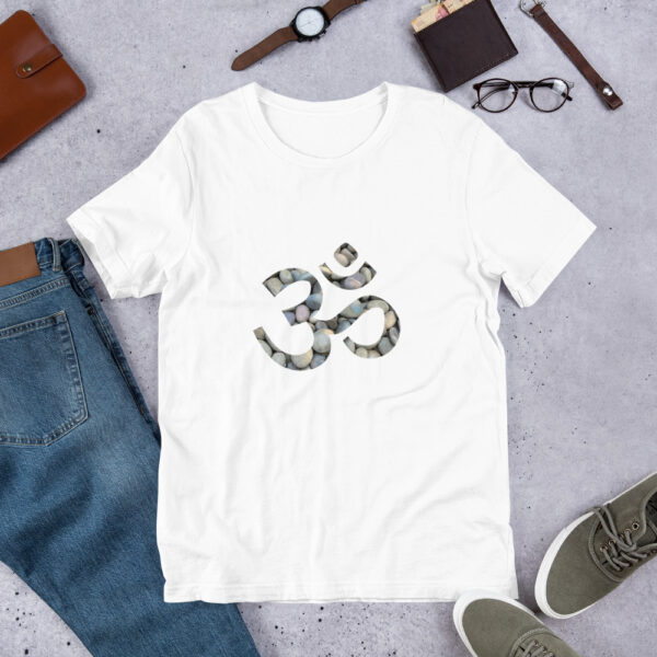 River Stones Om Symbol - Yoga T-Shirt - Unisex T-Shirt