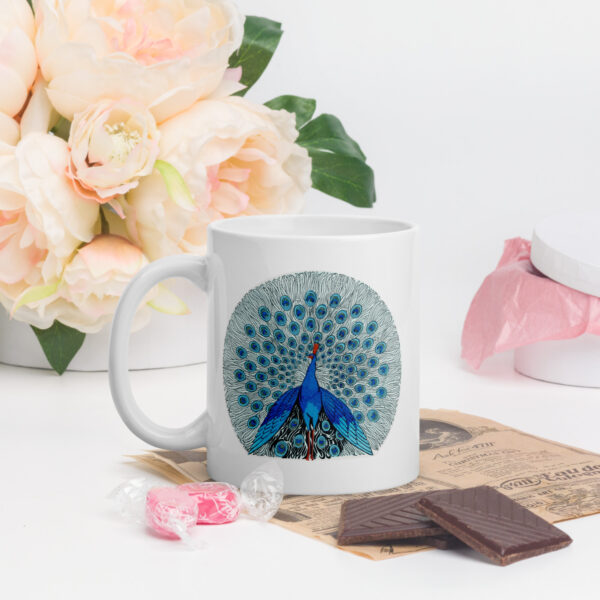 Peacock Design Mug