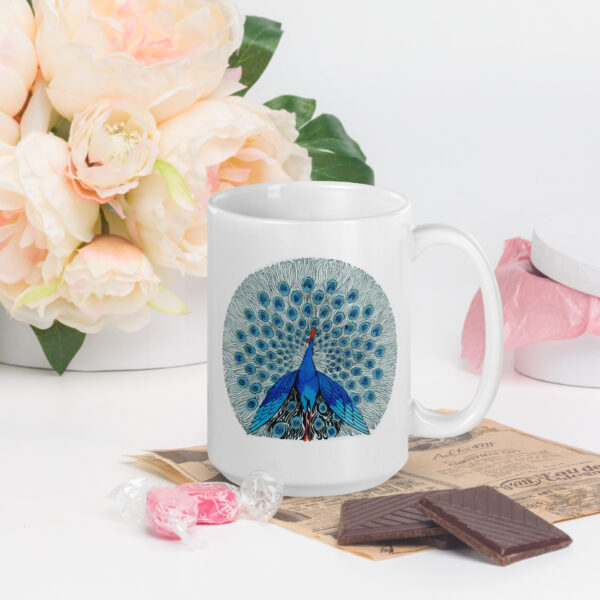 Peacock Design Mug