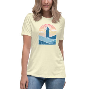 Lighthouse - Women's Relaxed Fit Yoga T-Shirt