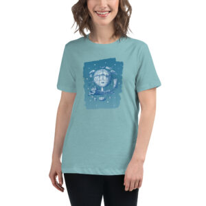 Blue Vintage Airship - Women's Relaxed Fit T-Shirt