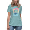 Rainbow Airship Vintage Graphic - Women's Relaxed Fit T-Shirt