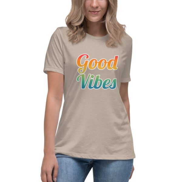 Rainbow Good Vibes - Women's Relaxed Fit T-Shirt