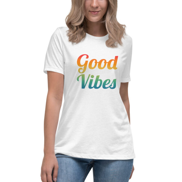 Rainbow Good Vibes - Women's Relaxed Fit T-Shirt